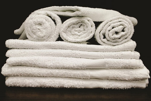 Bath Towels Economy 24x48, White 100% Cotton