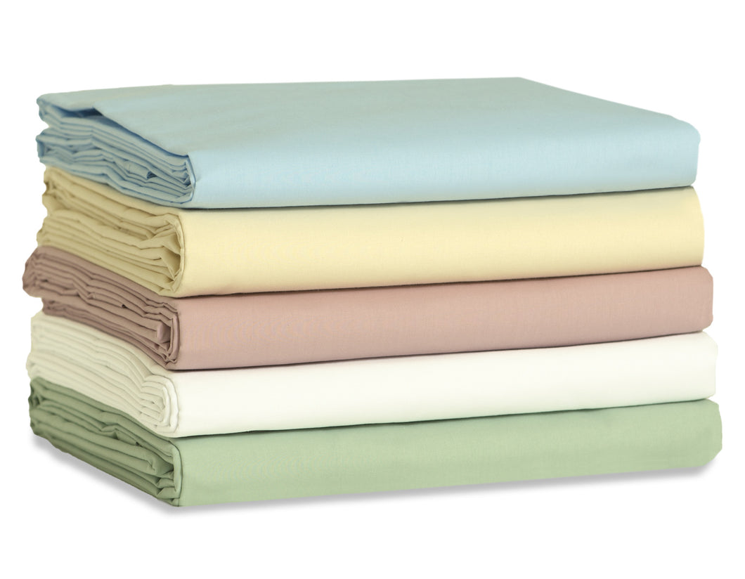TMT180TS T180 White, made in the U.S.A. 50% Cotton / 50% Polyester 66x104 Flat Sheet at $103.60/dz 2 dz Case Price