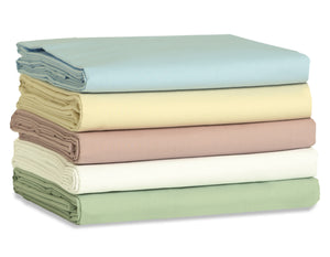 TMT180FS T180 Light Blue, made in the U.S.A. 50% Cotton / 50% Polyester 36x80x9 Fitted Sheet at $98.56/dz 2 dz Case Price