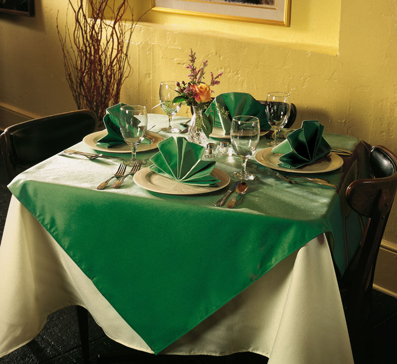 WM Signature Table Linen Fabrics are super soft, and available in 30 inique colors.  Call or email for a quote on table linen made from this outstanding fabric.  Free shipping on everything with a minimum total order of $500.00.</p>